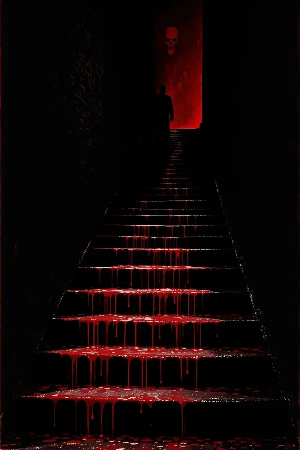 血色楼梯 The Crimson Stairs 恐怖片封面